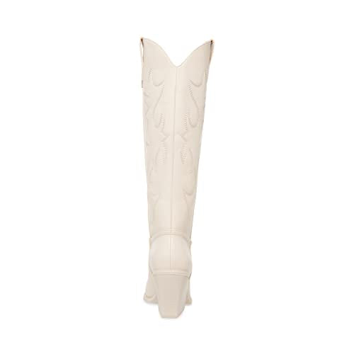 Madden Girl Women's Arizona Western Boot, Bone Paris, 7 - Image 3