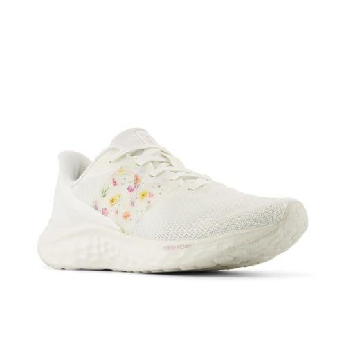 New Balance Women's Fresh Foam Arishi V4 Running Shoe, Sea Salt/Sea Salt/Rose Sugar, 11 - Image 4