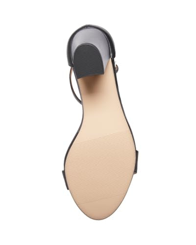 Madden Girl Women's Beella Heeled Sandal, Black Fabric, 7