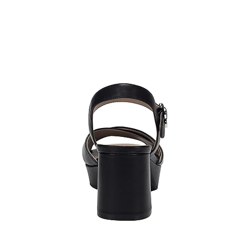 Aerosoles Women's Cosmos Heeled Sandal, Black Leather, 7.5 - Image 3