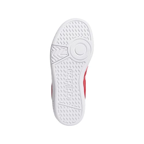 adidas Hoops 4.0 Basketball Sneaker, Black/Better Scarlet/White, 11 US Unisex Little Kid - Image 4
