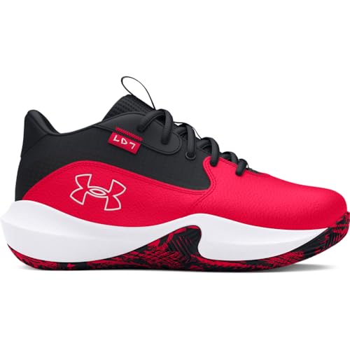 Under Armour Unisex Pre School Lockdown 7, (600) Red/Black/White, 2.5, US - Image 10