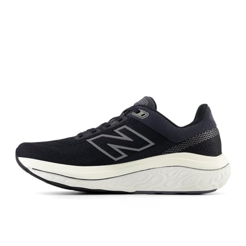 New Balance Women's Fresh Foam X 860 V14 Running Shoe, Black/Phantom/Angora, 9.5 Wide - Image 2