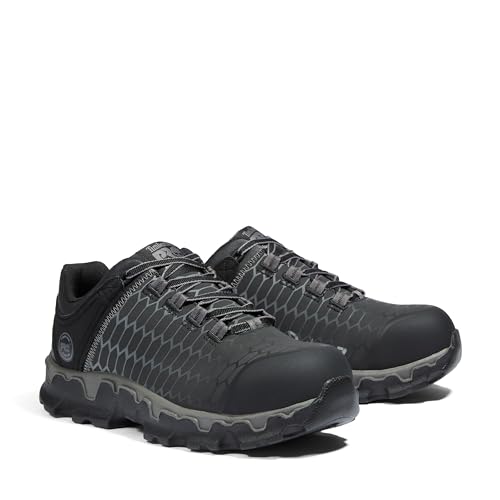 Timberland PRO Women's Powertrain Sport Alloy Safety Toe Industrial Athletic Work Shoe, Black/Grey-2024 New, 6.5M - Image 10