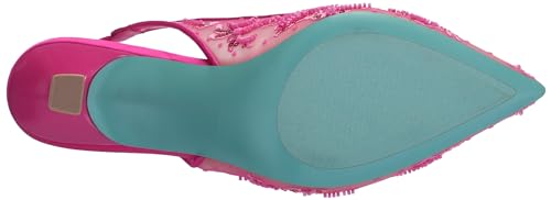 Betsey Johnson Women's Nikki Pump, Fuchsia, 8 - Image 9