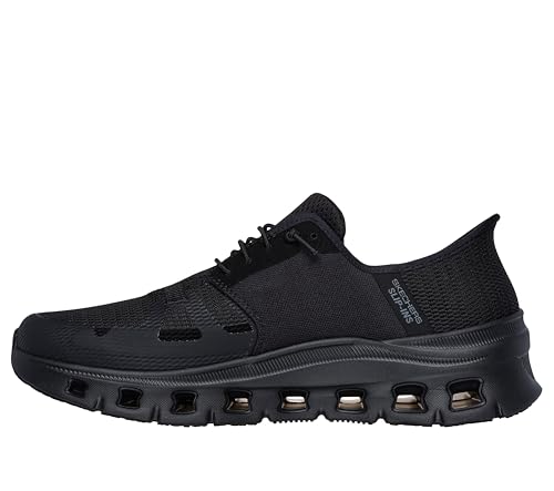 Skechers Men's Slip-Resistant Glide-Step Pro Slip-ins Work Sneakers, Black, 9 - Image 2