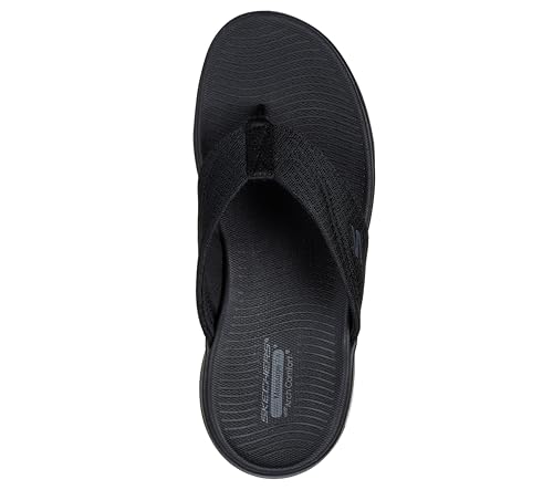 Skechers Women's On-The-Go Massage Fit Sandal - Dawn, Black/Black, 7.5 - Image 3