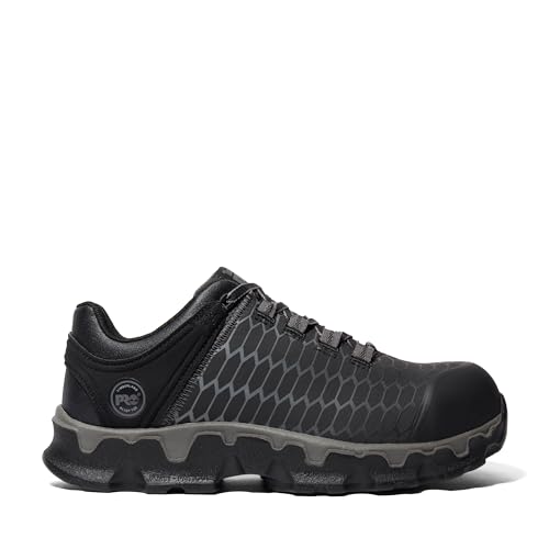 Timberland PRO Women's Powertrain Sport Alloy Safety Toe Industrial Athletic Work Shoe, Black/Grey-2024 New, 6.5M - Image 14