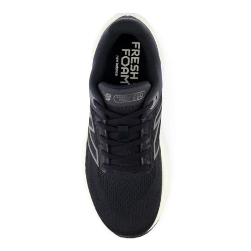 New Balance Women's Fresh Foam X 860 V14 Running Shoe, Black/Phantom/Angora, 9.5 Wide - Image 5