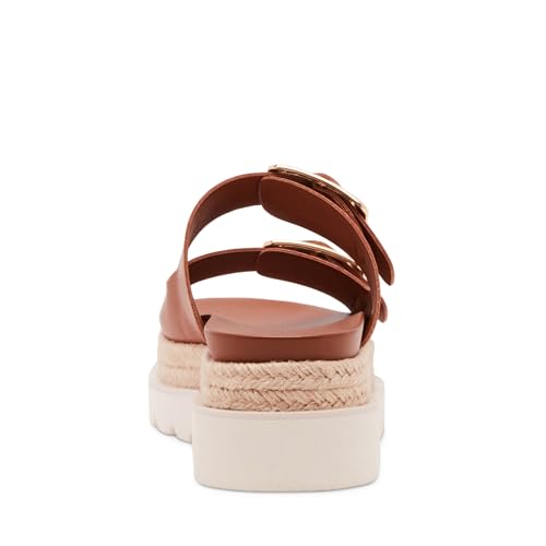Madden Girl Women's Mythicall Flat Sandal, Dark Caramel, 10 - Image 3