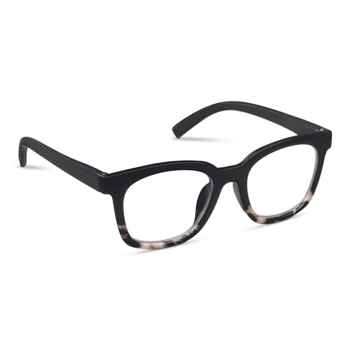 Peepers by PeeperSpecs Women's to The Max Square Reading Glasses, Black Marble, +2.75 - Image 2