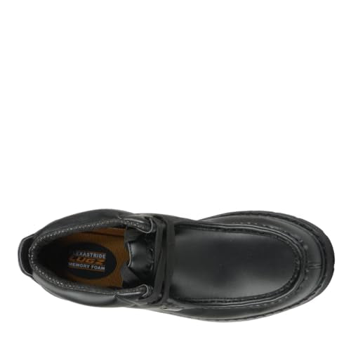 Lugz Men's Strutt LX Classic Moc Toe Chukka Boot, Black Smooth, 6.5 US - Image 5