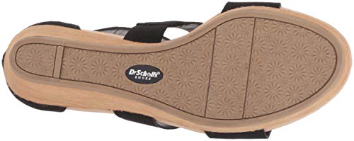 Dr. Scholl's Shoes Women's Barton Wedge Platform Sandal,Black Snake Print,7.5 - Image 4