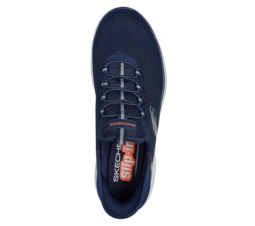Skechers Men's Summits High Range Hands Free Slip-in Sneaker, Navy, 12 Wide - Image 7