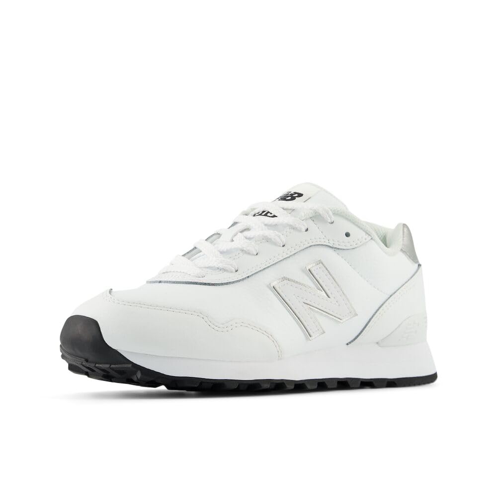 New Balance Women's 515 V3 Sneaker, White/Silver, 7.5 W - Image 1
