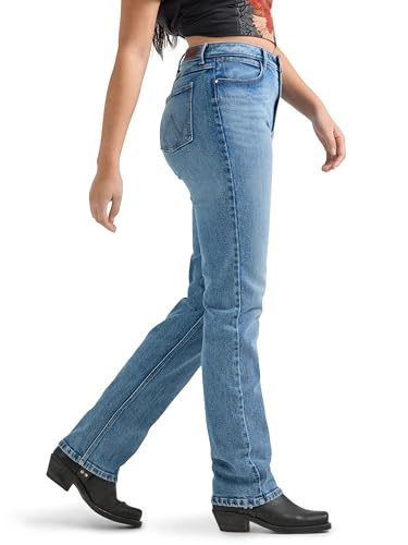 Wrangler Women's High Rise True Straight Fit Jean, Ivy, 6-32 - Image 2