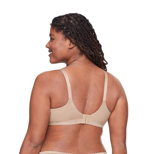 Warner's Women's Cloud 9 Super Soft Wireless Lightly Lined Comfort Bra 1269, Toasted Almond, 32C - Image 3