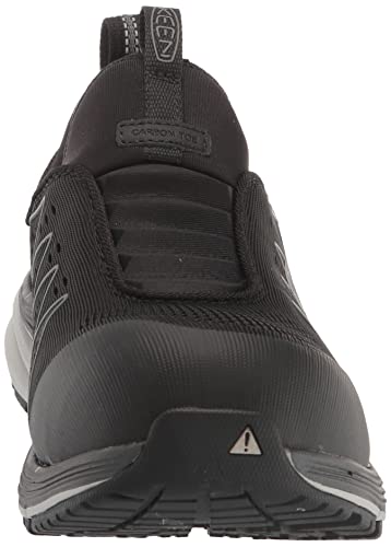 KEEN Utility Men's Vista Energy Shift Low Height Composite Toe Slip On Industrial Work Shoes, Vapor/Black, 9 - Image 2