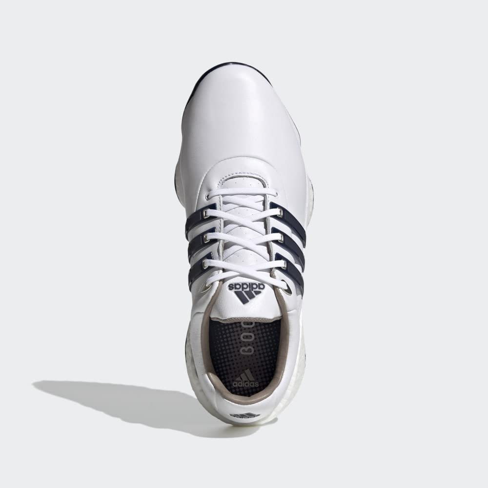 adidas Men's Tour360 22 Golf Shoes, Footwear White/Collegiate Navy/Silver Metallic, 7 - Image 4