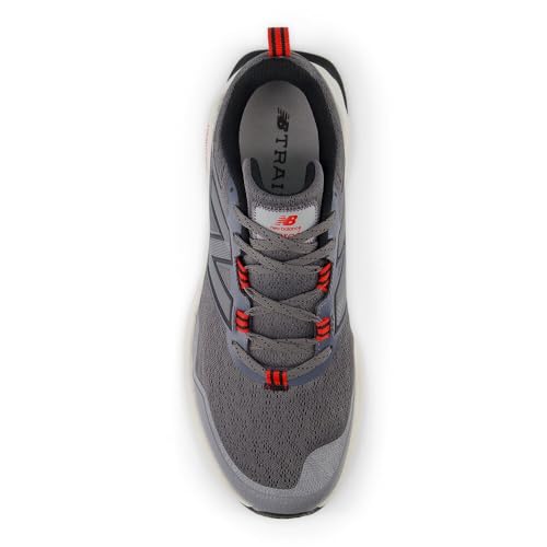 New Balance Men's Fresh Foam X Garoé V2 Trail Running Shoe, Castlerock/True Red/Slate Grey, 9 X-Wide - Image 5