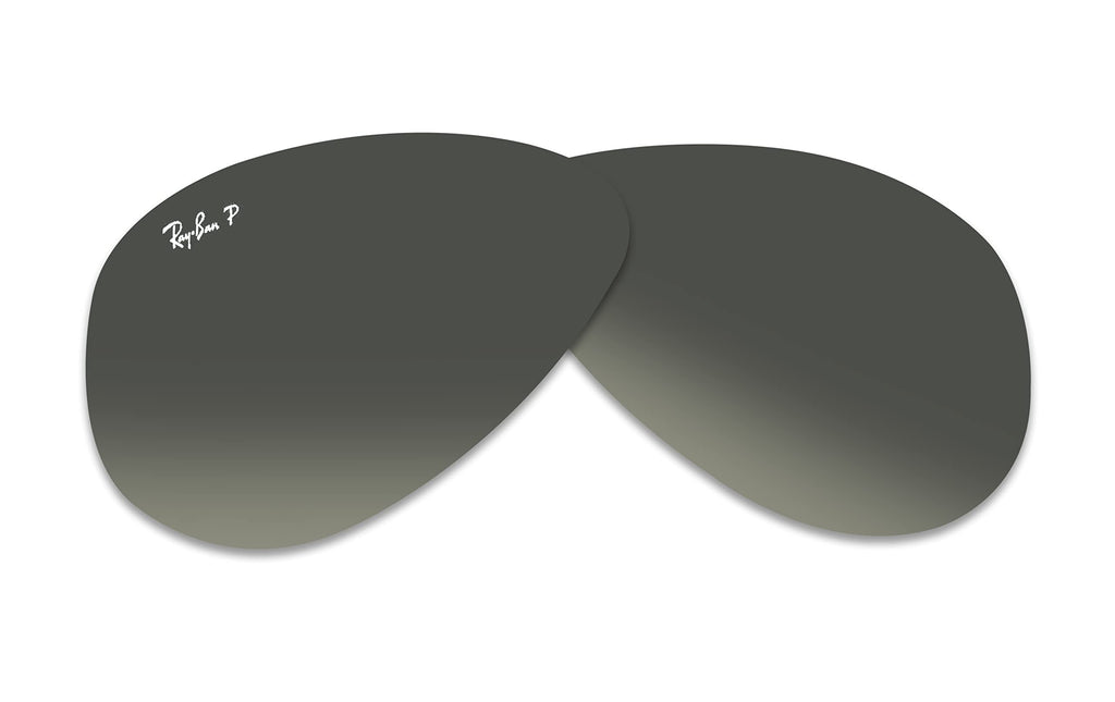 Ray-Ban Original AVIATOR LARGE METAL RB3025 003/59 58MM Grey Mirror Silver Polarized Replacement Lenses For Men For Women +BUNDLE with ACCESSORY EYEWEAR KIT - Image 4