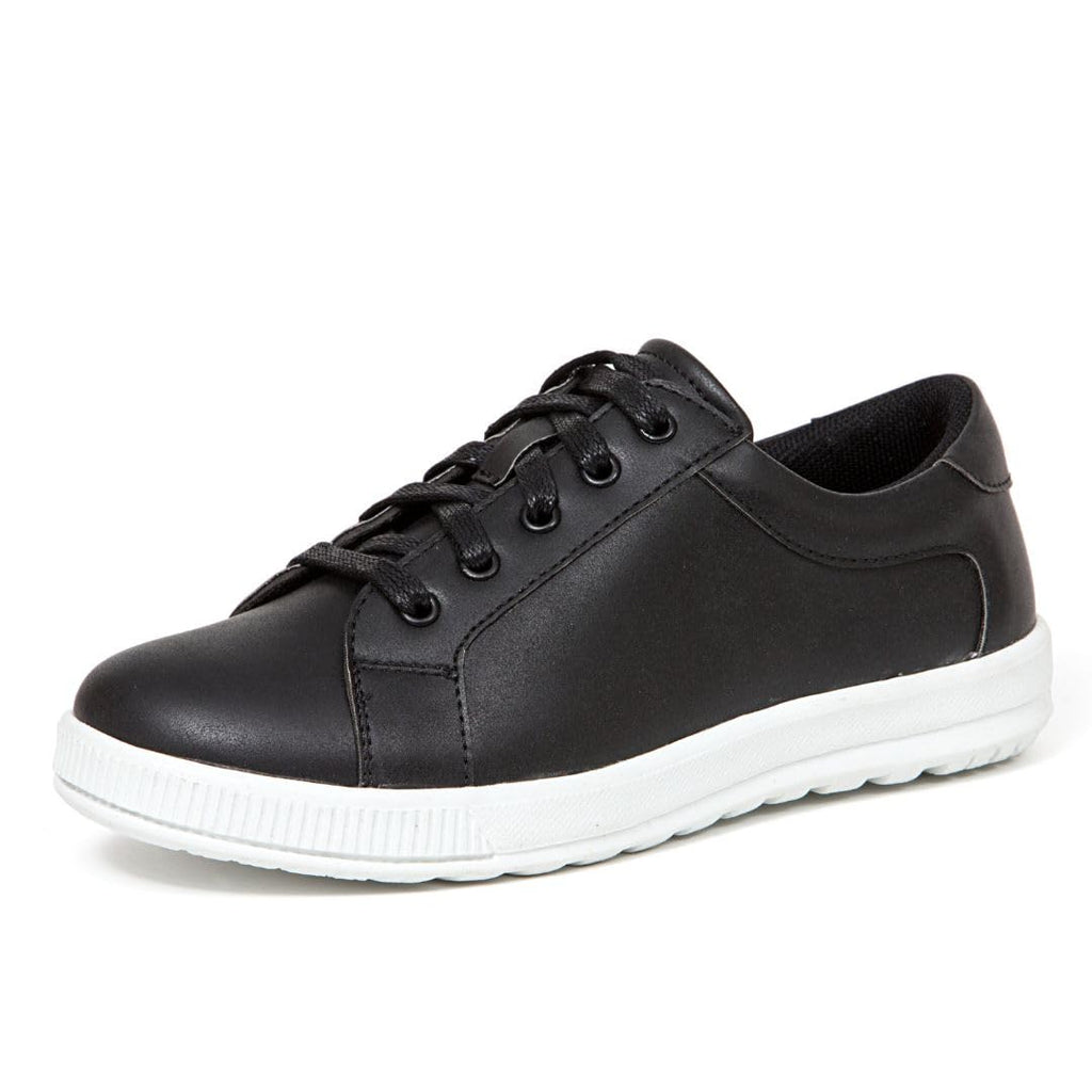 Deer Stags Boys' Kane Dress Fashion Sneaker in Black/White / 5.5 Big Kid - Image 1