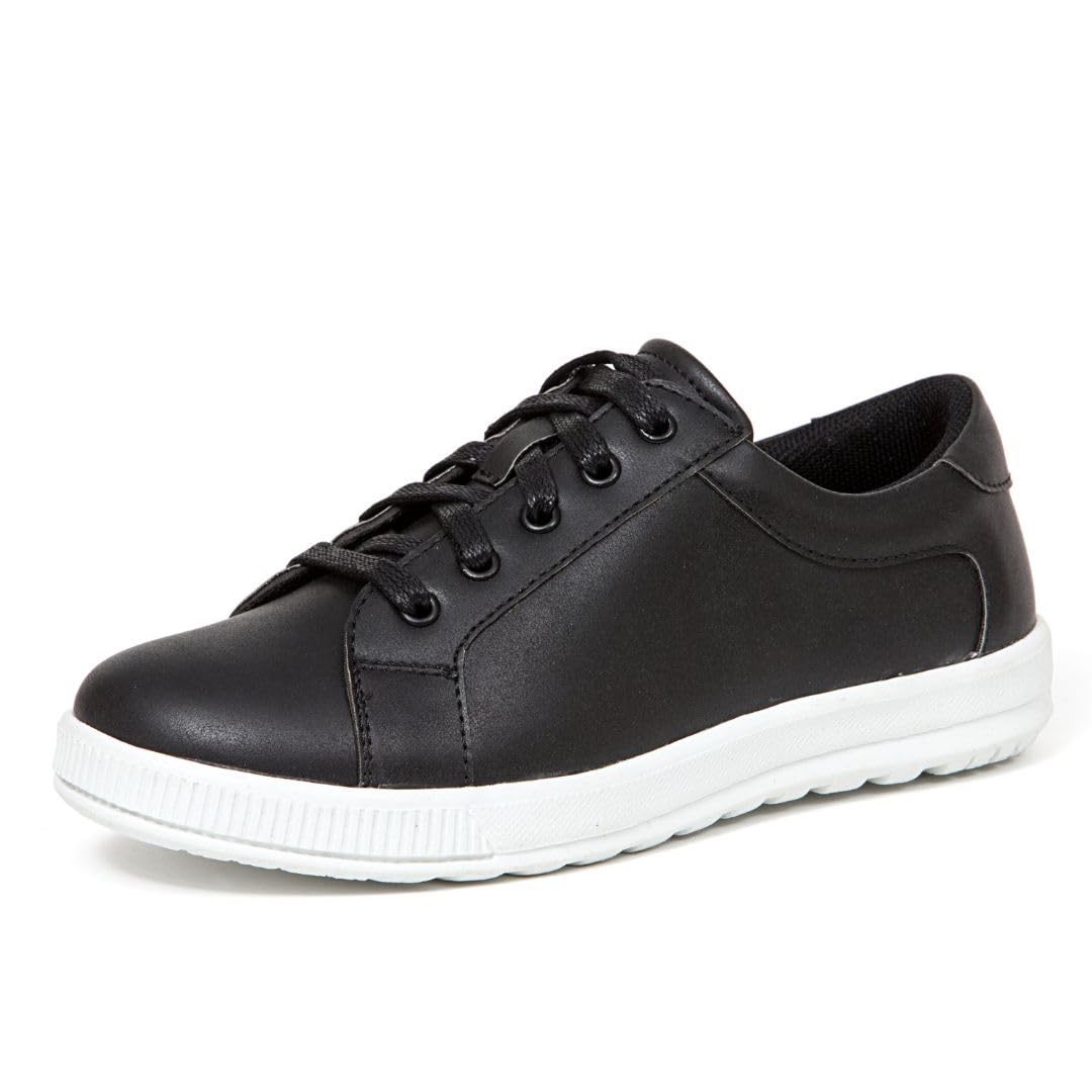 Deer Stags Boys' Kane Dress Fashion Sneaker in Black/White / 5.5 Big Kid - Image 1