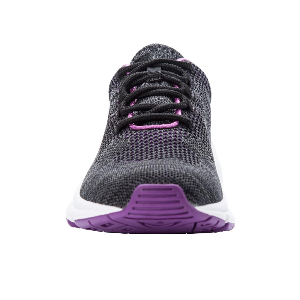 Propét womens Stability Fly Sneaker, Black/Berry, 8 Narrow US - Image 5