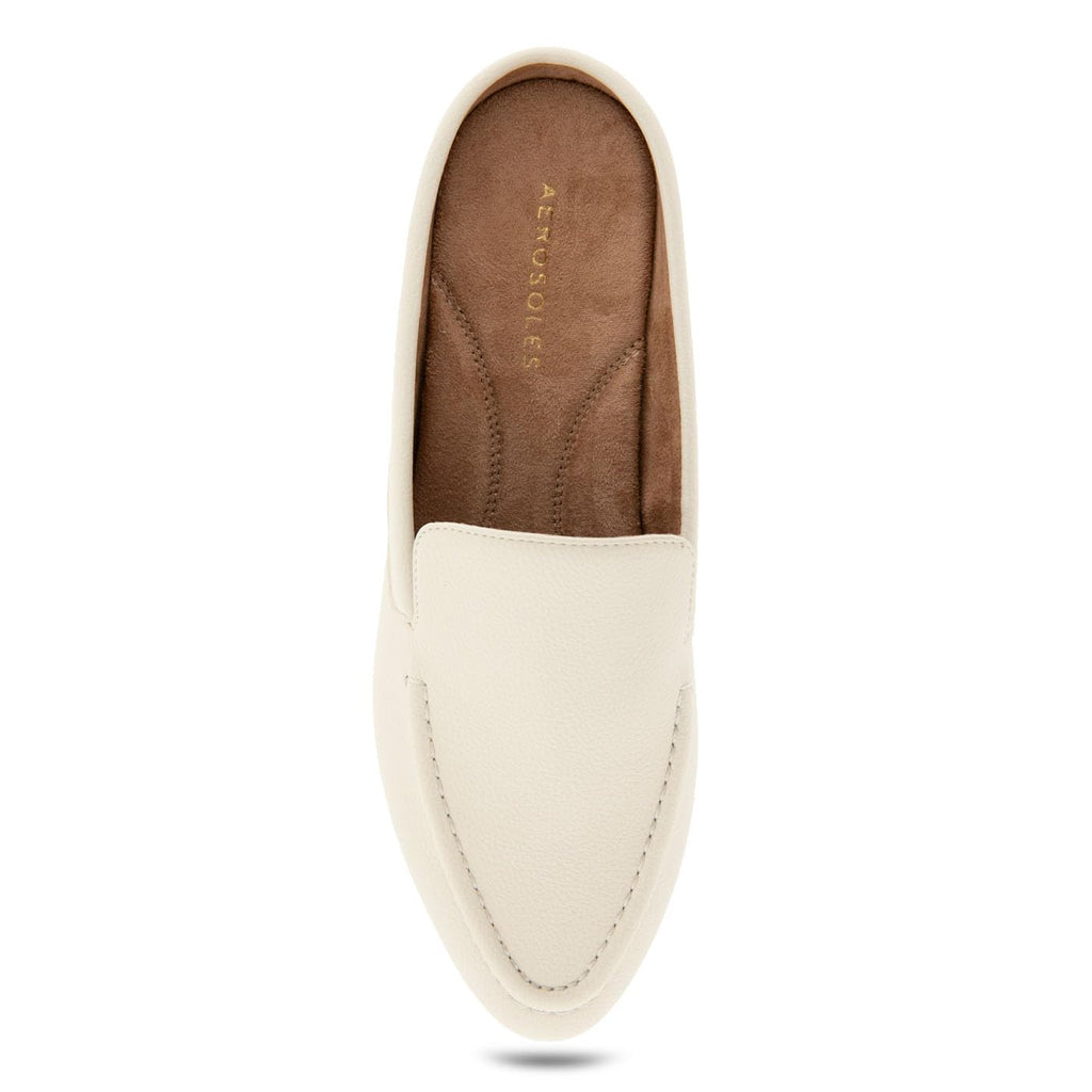 Aerosoles Women's ENRIGHT Loafer Flat, Eggnog PU Leather, 7 Wide - Image 5