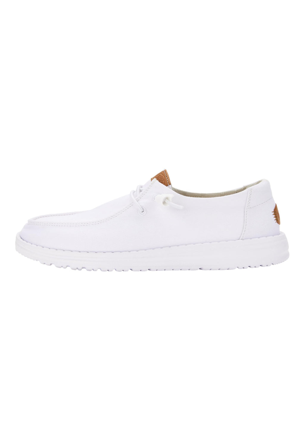 HEYDUDE Women's Wendy Canvas White - Image 1