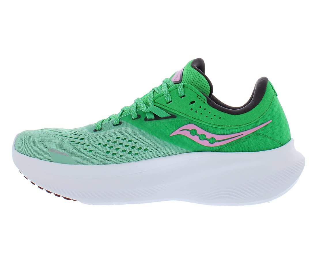 Saucony Women's Ride 16 Sneaker, SPRIG/Peony, 6 - Image 5