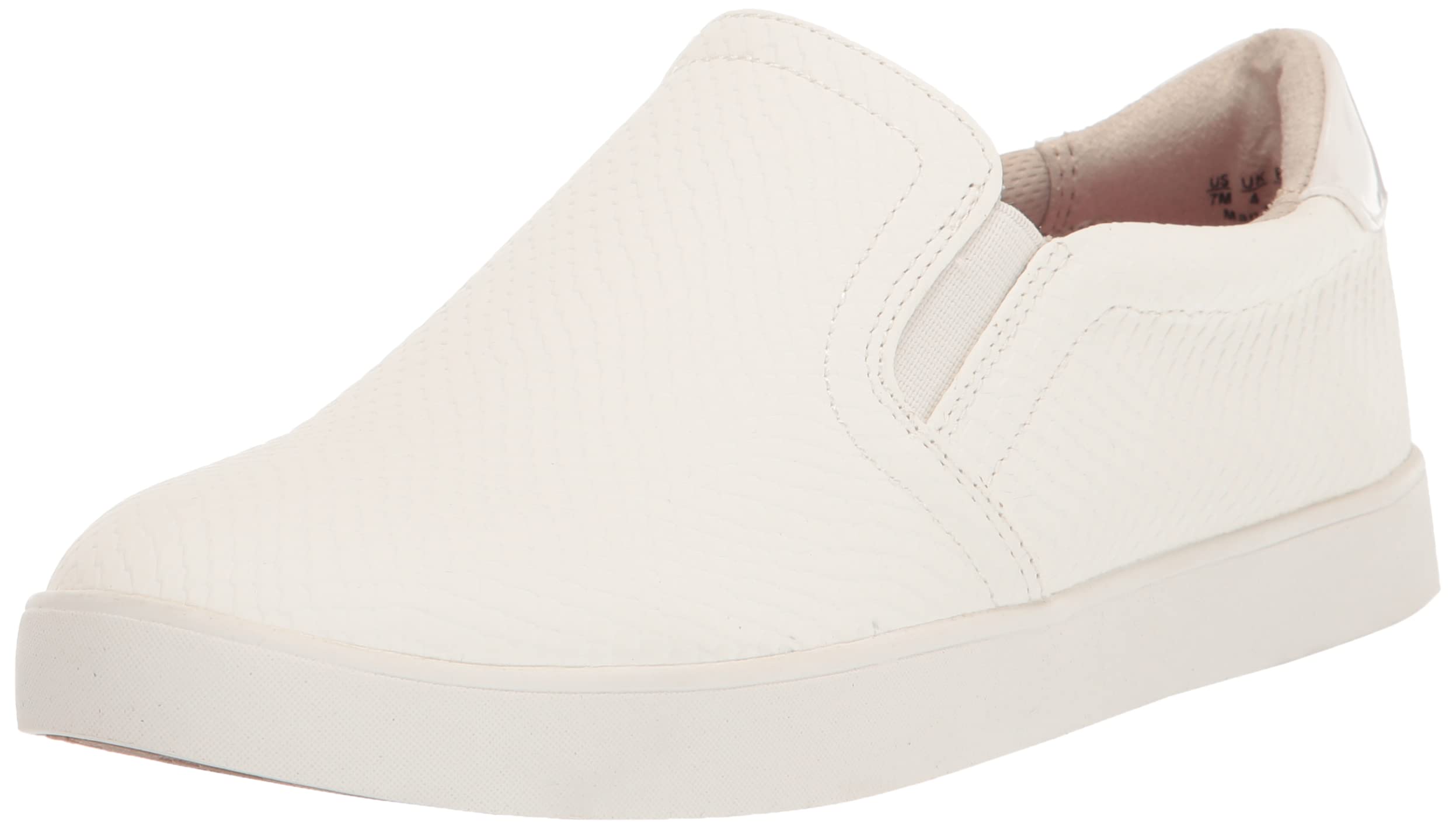 Dr. Scholl's Shoes Women's Madison Slip On Fashion Sneaker, White Snake, 10 Wide US - Image 4