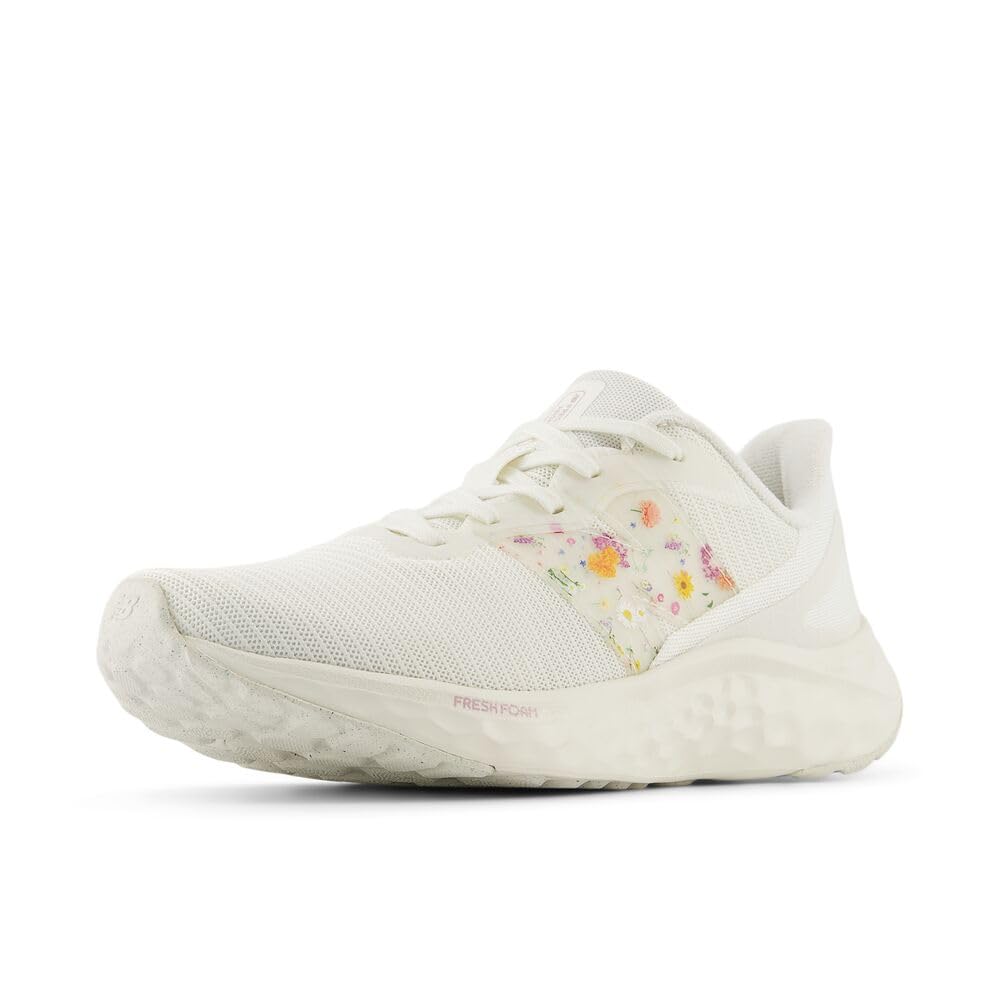 New Balance Women's Fresh Foam Arishi V4 Running Shoe, Sea Salt/Sea Salt/Rose Sugar, 11 - Image 1