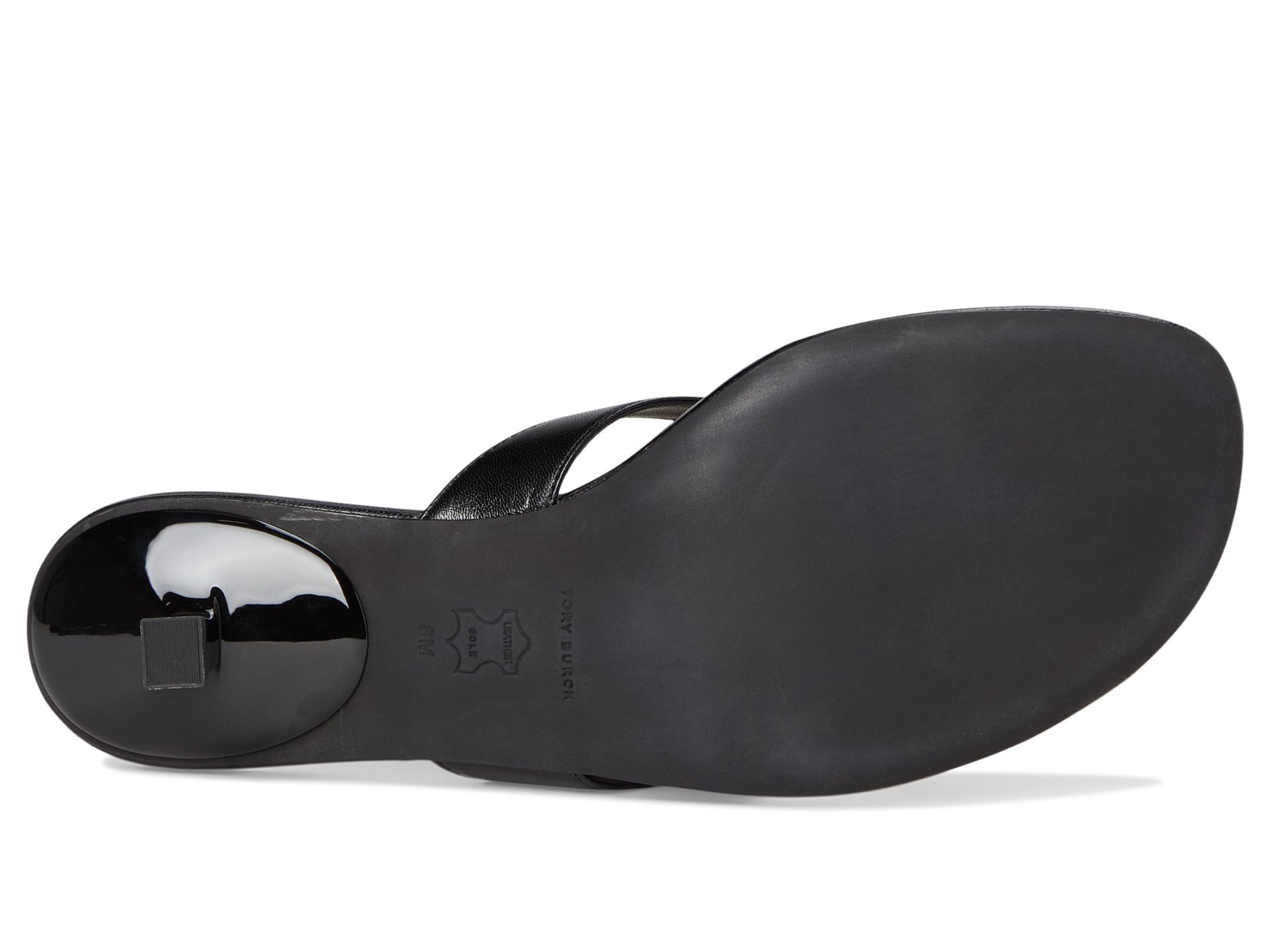 Tory Burch Women's Capri Low Heel Sandal 35mm Heeled, Perfect Black/Gold, 9.5 - Image 3
