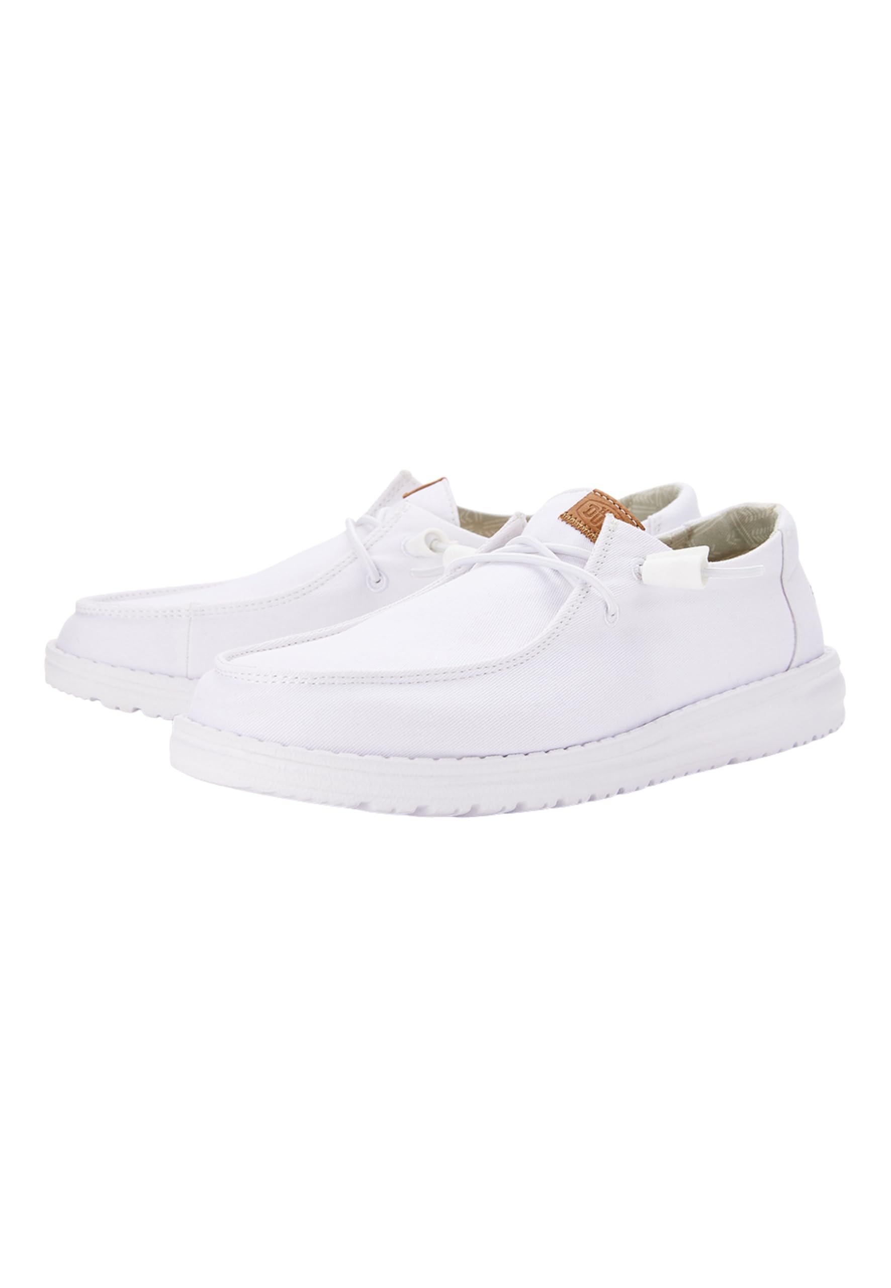HEYDUDE Women's Wendy Canvas White - Image 2