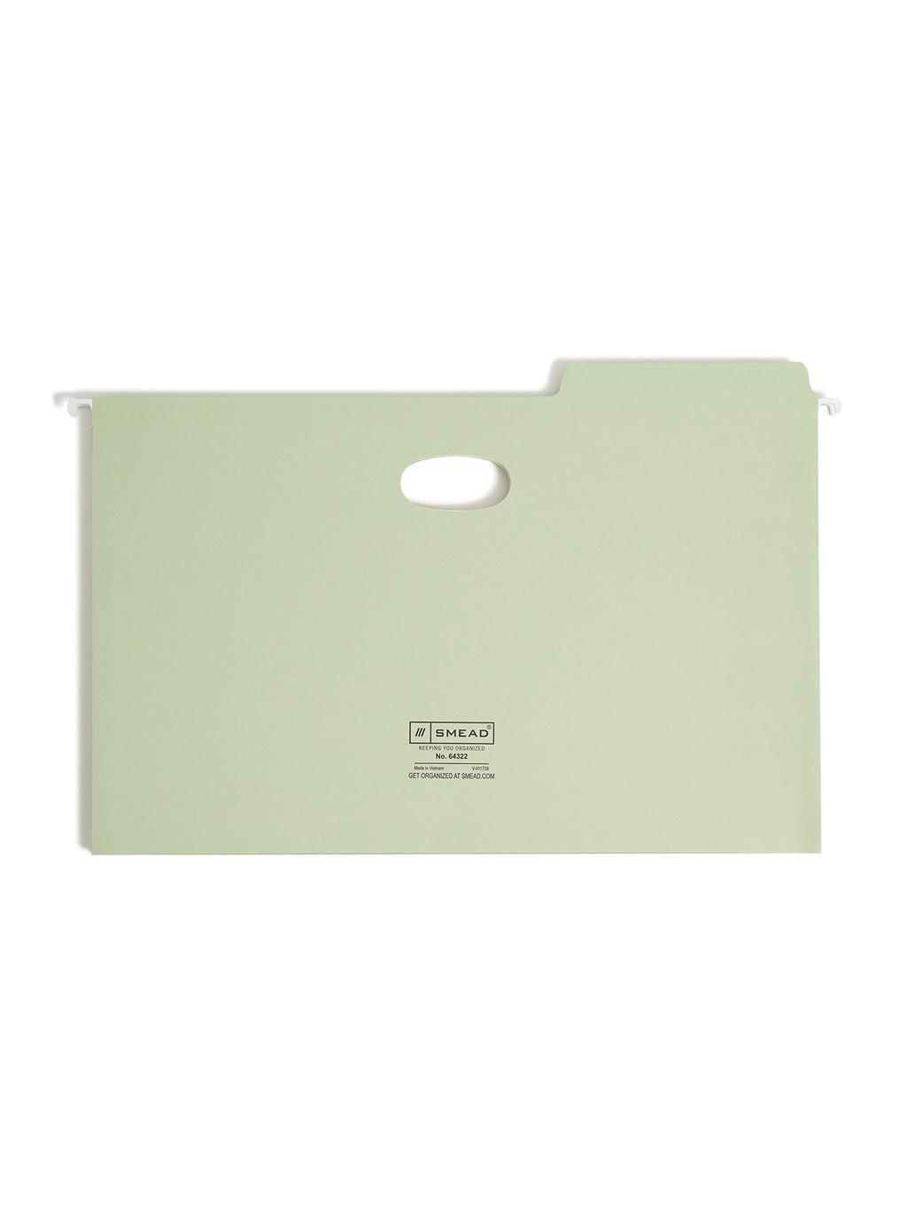 Smead FasTab Hanging Pocket with Full-Height Gusset, 3-1/2" Expansion, 1/3-Cut Built-in Tab, Legal Size, Moss, 9 per Box (64322) - Image 2