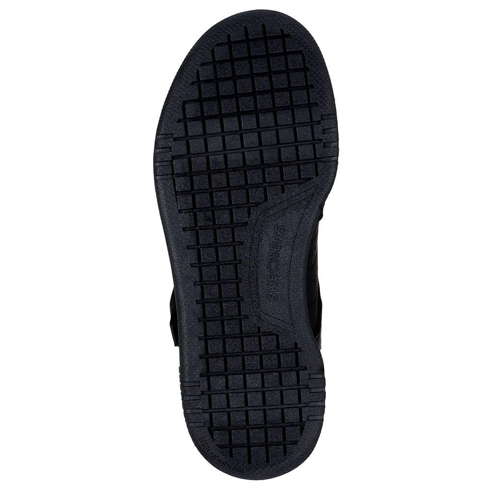 Skechers Kids Boy's Quick Street Sneaker, Black/Black, 10.5 Little Kid - Image 3