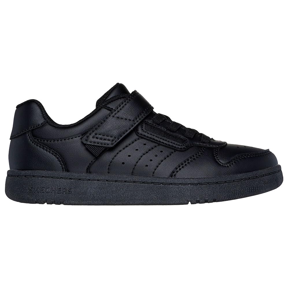 Skechers Kids Boy's Quick Street Sneaker, Black/Black, 10.5 Little Kid - Image 5
