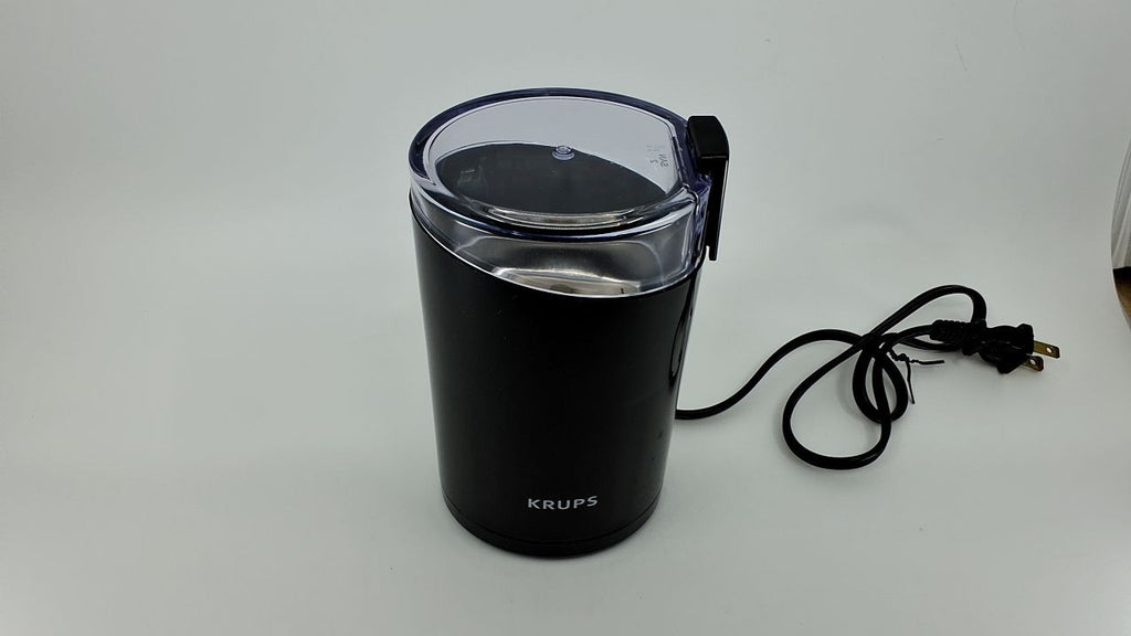 KRUPS Electric Spice & Coffee Grinder, 3 Oz, Stainless Steel Blades, Black