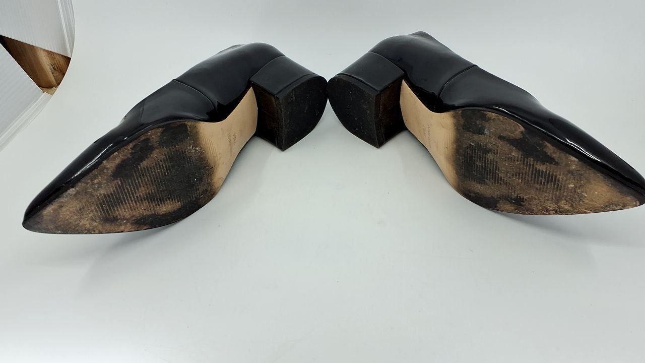 Nine West Women's Prix Pump, Black Patent 001, 7.5