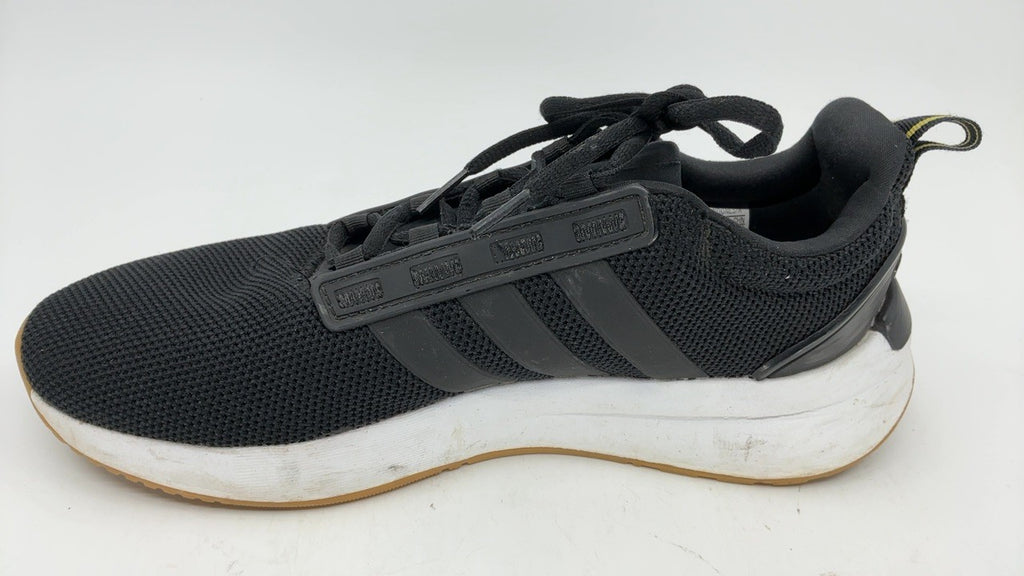 adidas Women's Racer TR21 Running Shoe, Black/Black/Gum, 8.5