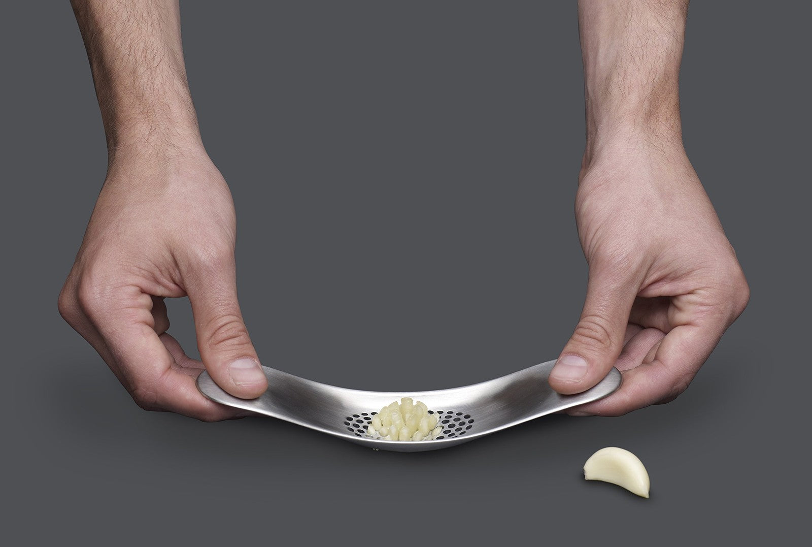 Garlic Rocker Crusher Mincer Press Stainless Steel Dishwasher Safe