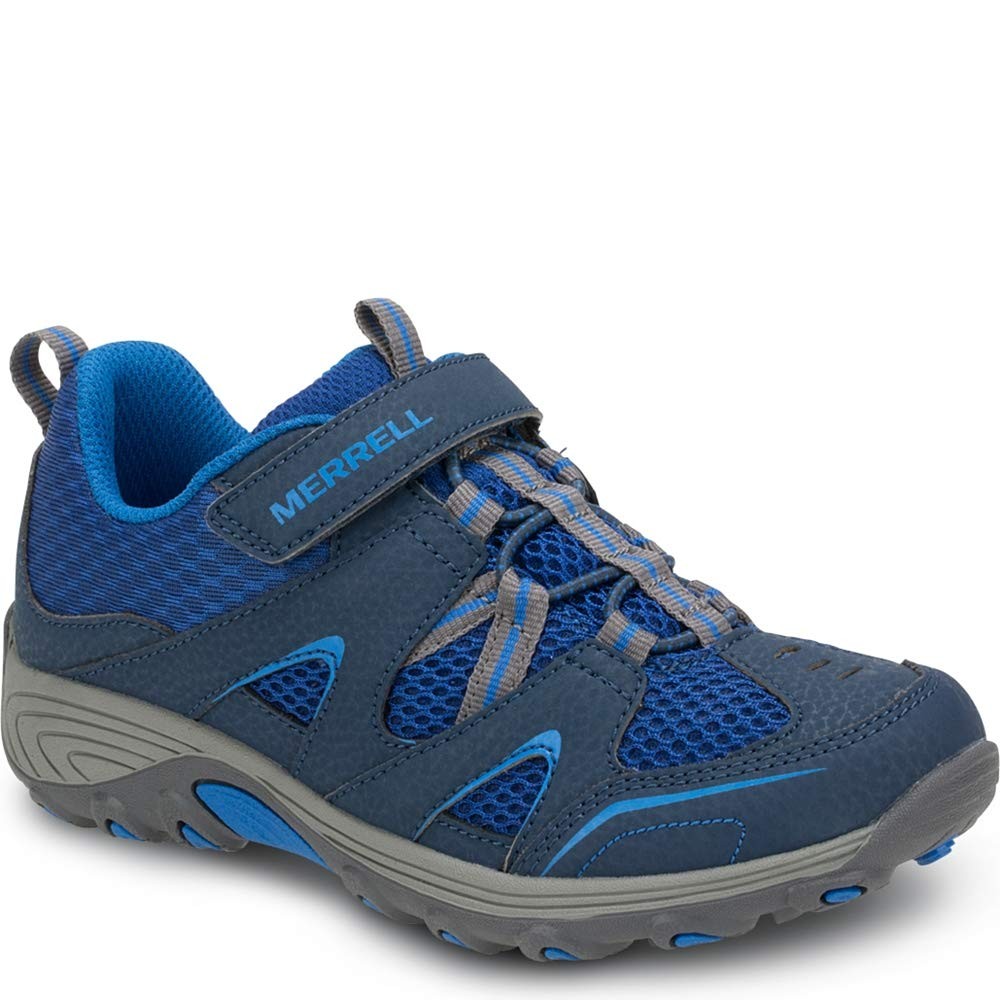 Merrell Trail Chaser Hiking Sneaker, Navy/Blue, 11.5 US Unisex Little Kid
