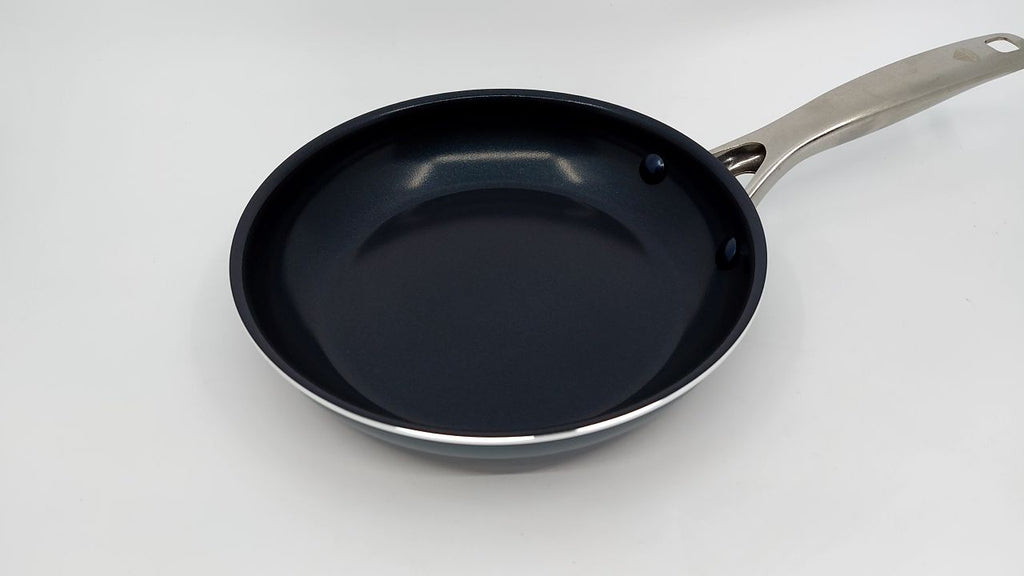 Gray 8" Nonstick Frying Pan Skillet, Blue Diamond, Oven Safe, Metal Utensil Safe