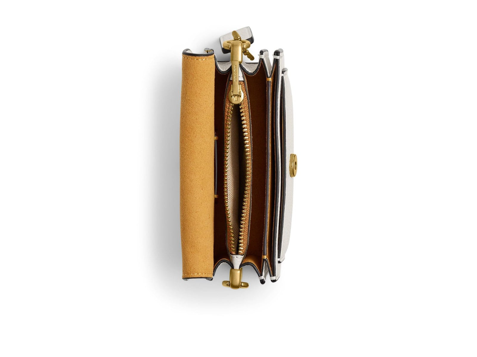 COACH Tabby 12 Cross Body Women's Handbags Chalk, Leather