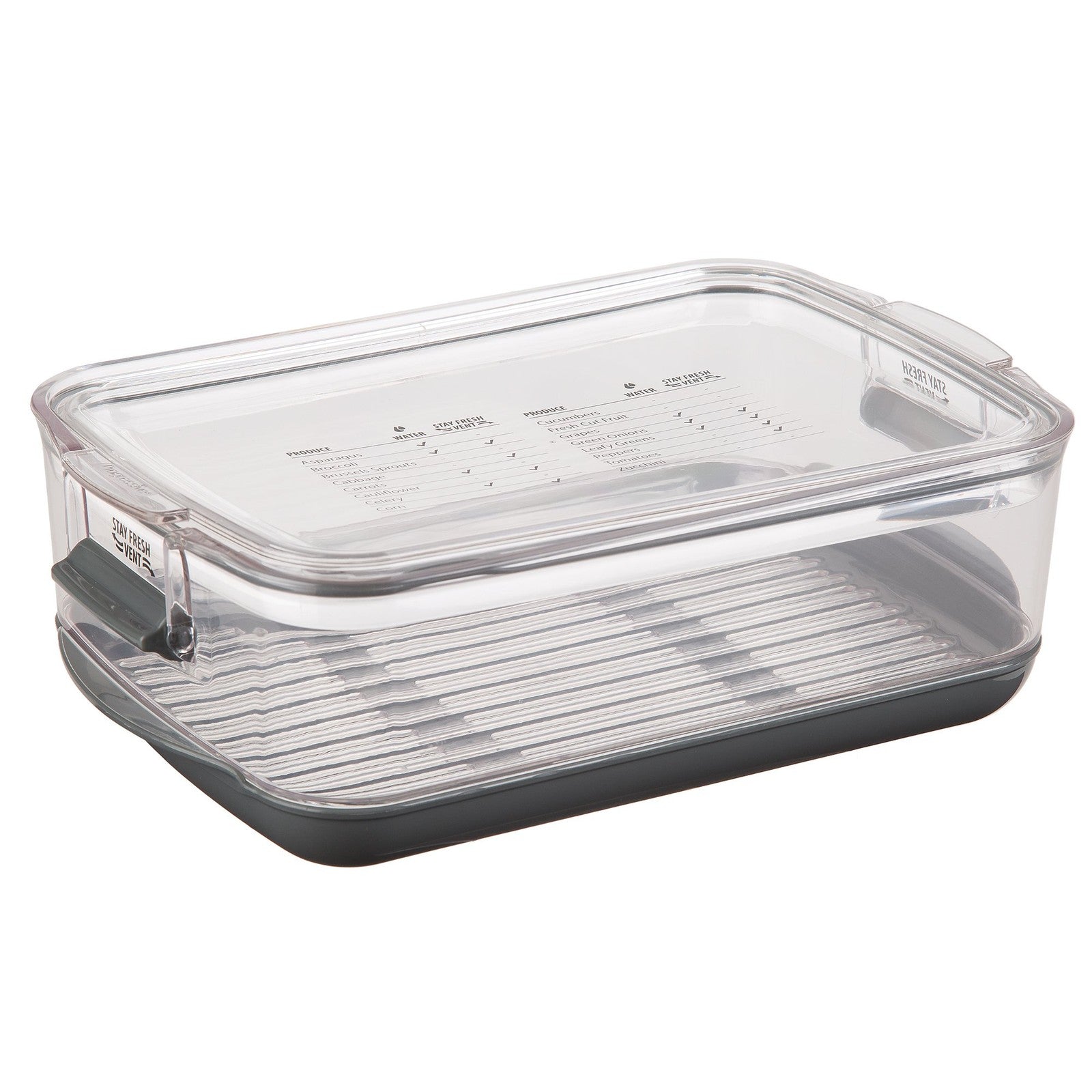 ProKeeper 3-Quart Food Storage Container, Vent System for Produce