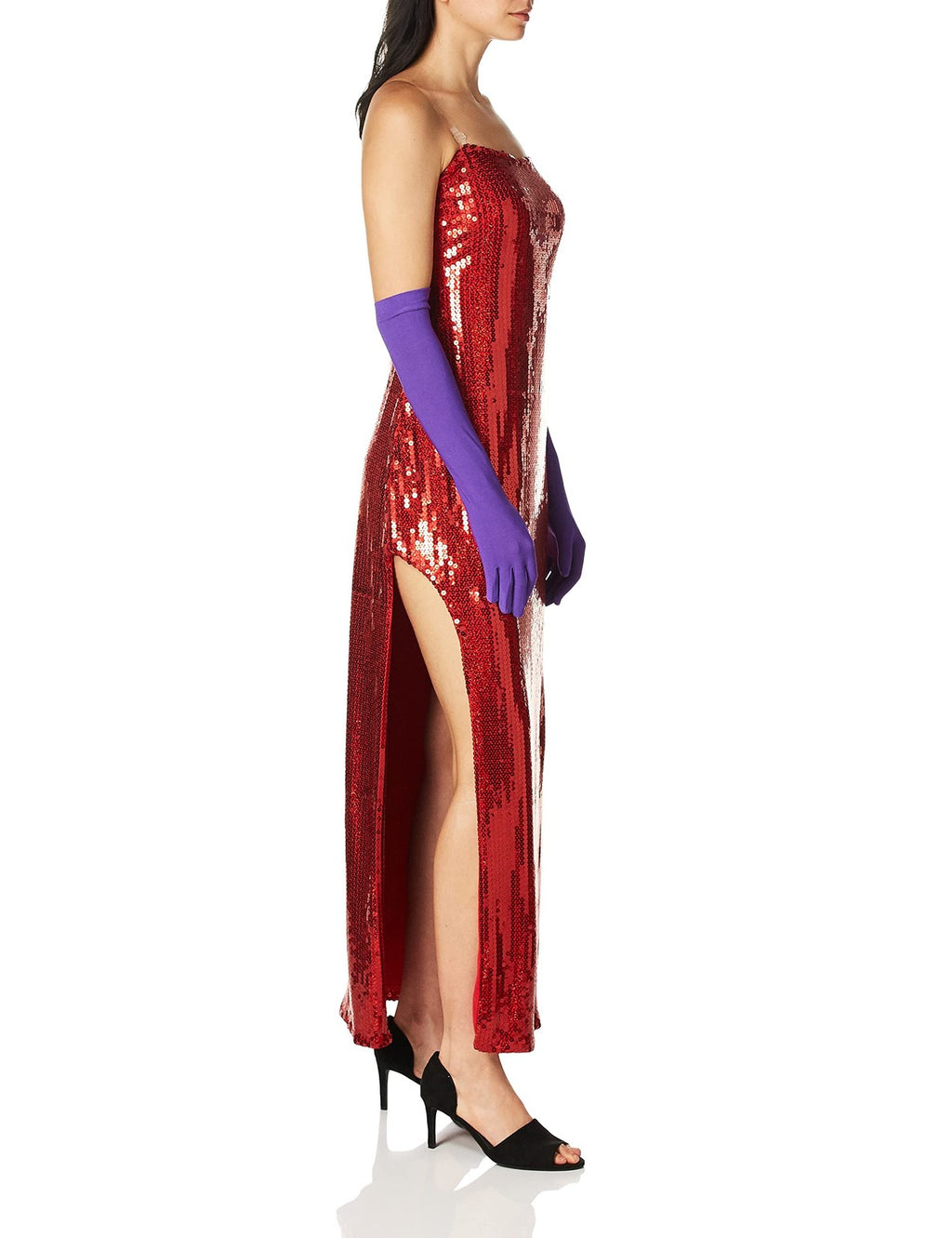 Party King Women's Toon Starlet Sexy Costume Dress Set, Red, Medium