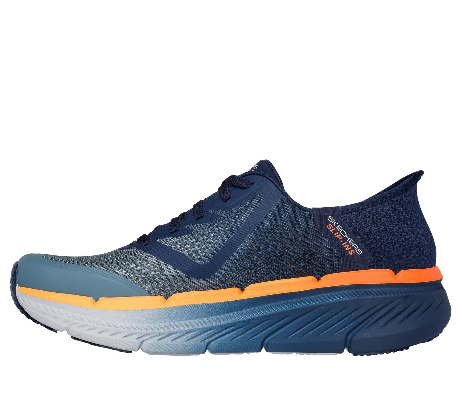 Skechers Max Cushioning Premier 2.0 Slip-Ins Sneaker Navy/Orange 11.5