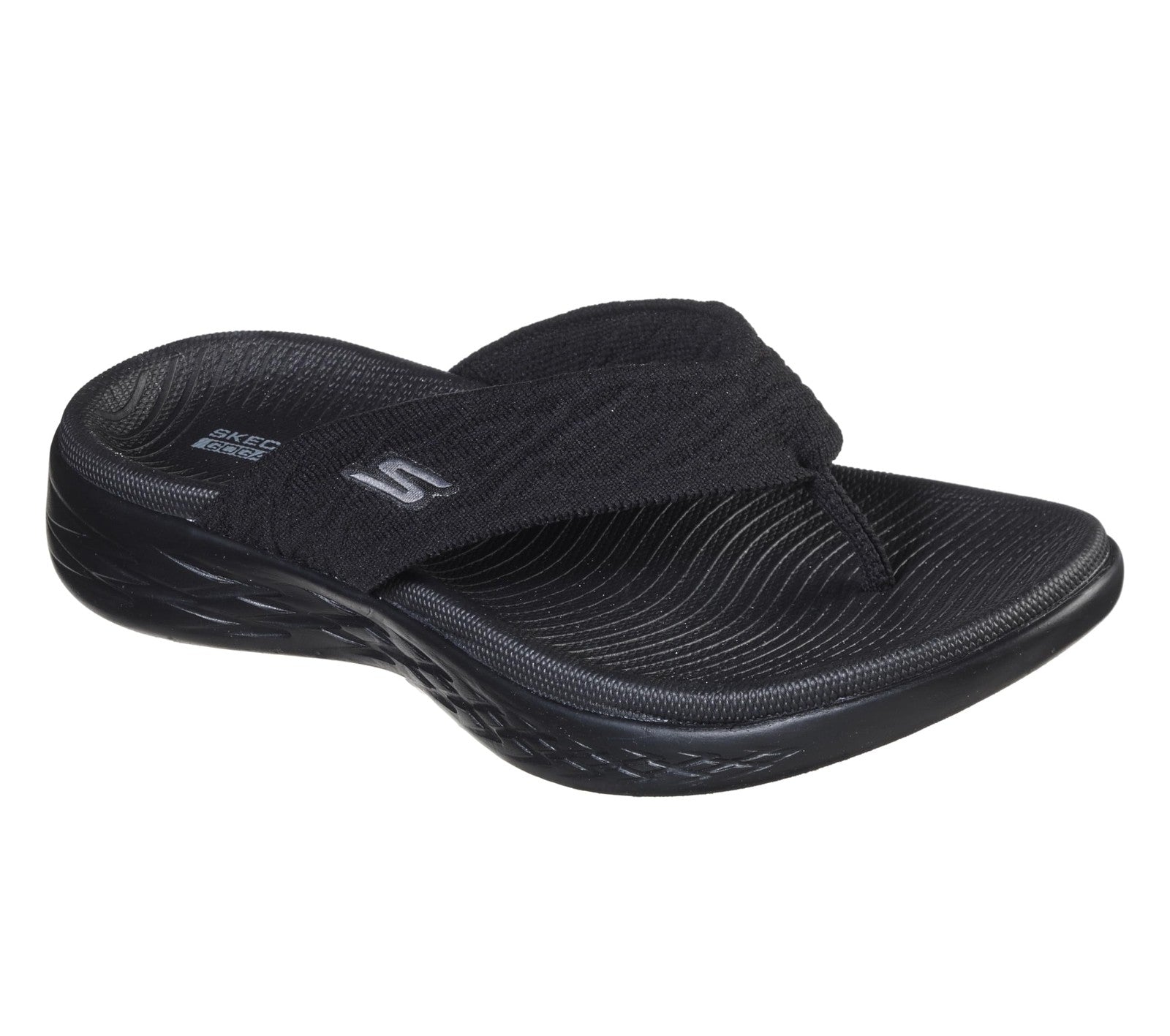 Skechers Women's On-The-Go 600 Sunny, Black, 9