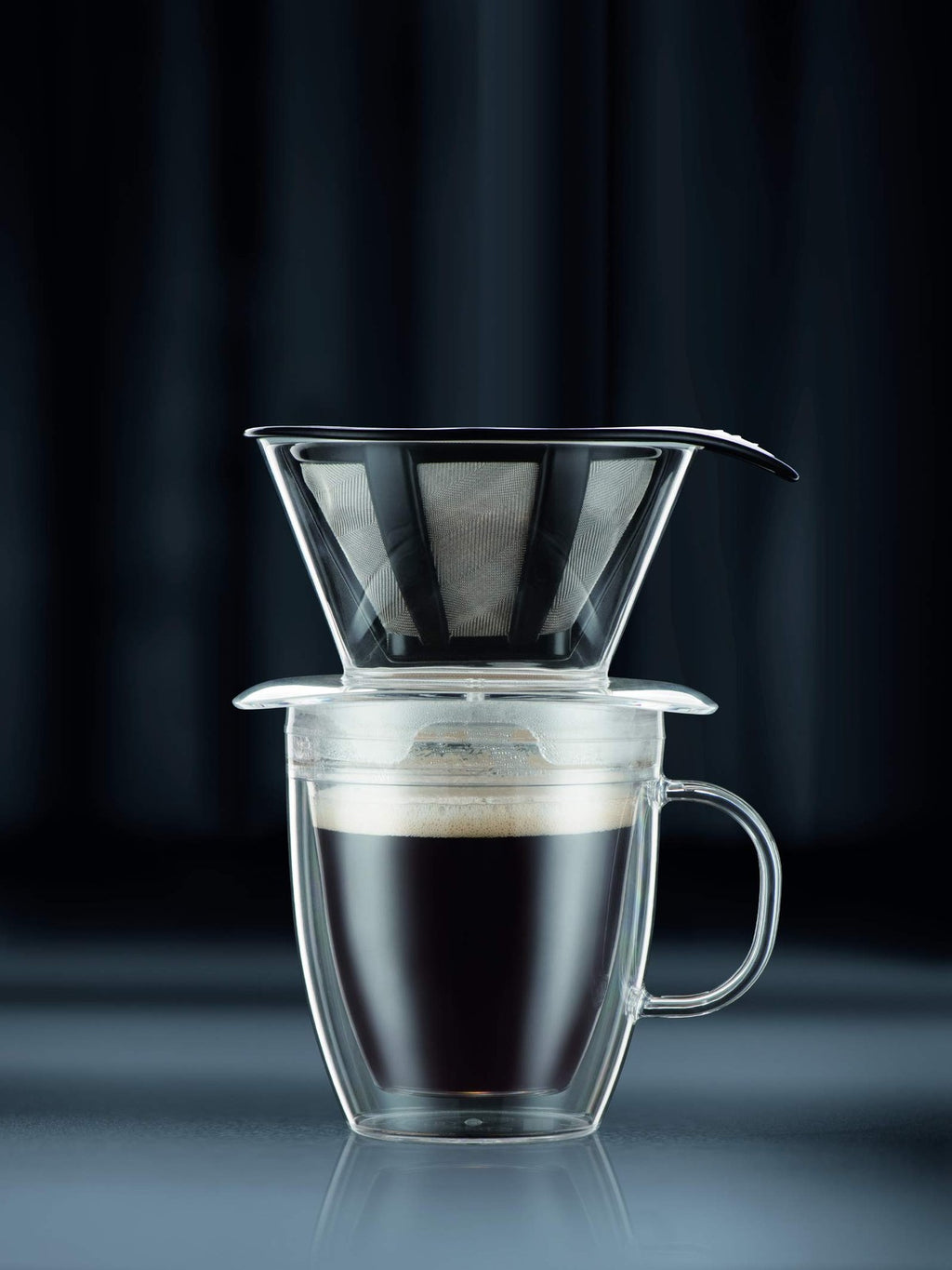 Bodum 12oz Coffee Dripper Set w/Double Wall Mug & Stainless Steel Filter